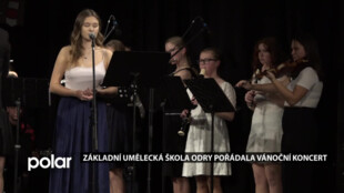 STUDUJ U NÁS: Vánoční koncert ZUŠ v Odrách se vydařil