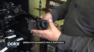 Stovky fotoaparátů zdobí sbírku bruntálského sběratele Pavla Rapušáka a mapují celou historii fotografie