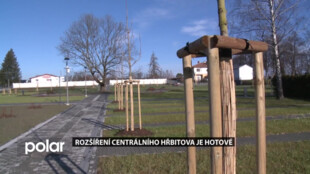 Rozšíření centrálního hřbitova ve Frýdku-Místku je hotové