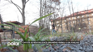 Jeden z parků u DK Poklad v Ostravě-Porubě je hotový. Slouží především k odpočinku