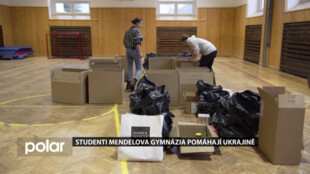 Studenti Mendelova gymnázia pomáhají Ukrajině
