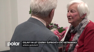 Zdeňka Šupíková, Seniorka roku 2020 MS kraje, oslavila 90 let. Stále je aktivní