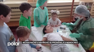 MŠ Radniční v Havířově se změnila v nemocnici, školka chtěla u dětí odbourat strach z lékařů