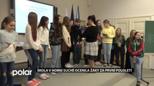 Základní škola v Horní Suché ocenila žáky za první pololetí