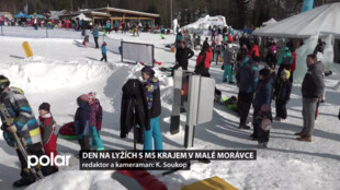 Den na lyžích s MS krajem lákal do Malé Morávky stovky návštěvníků, jednotlivce i celé rodiny