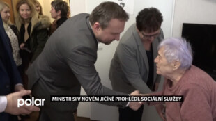 Ministr Marian Jurečka strávil  v Novém Jičíně celý den, navštívil azylový dům nebo ProSenior