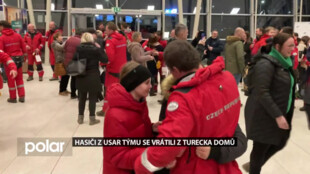 Členy USAR týmu vítaly v Ostravě jejich rodiny. Hasiči popsali tragédii v Turecku