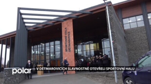 V Dětmarovicích slavnostně otevřeli novou sportovní halu