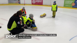 Berušky si v Karviné vyzkoušely curling