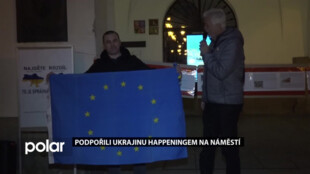 Podpořili Ukrajinu happeningem na Masarykově náměstí