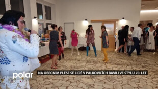Na obecním plese se lidé v Palkovicích bavili ve stylu 70. let, přijel i Elvis