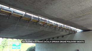 Na Rudné v Ostravě začala oprava druhé části mostu. Stavbu komplikuje nekvalitní podloží