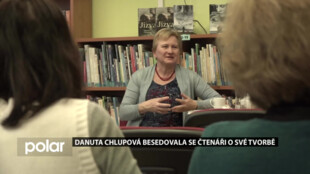 Danuta Chlupová besedovala se čtenáři o své tvorbě