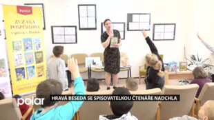 Hravá beseda se spisovatelkou čtenáře ve Studénce nadchla