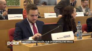 Starosta Slezské Ostravy Richard Vereš složil slib zastupitele MS kraje. Změna souvisí s kumulací funkcí