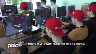 Pilotní projekt Automotiv game, výukové virtuální hry, byl jako první v ČR předveden na bruntálské průmyslovce formou soutěže