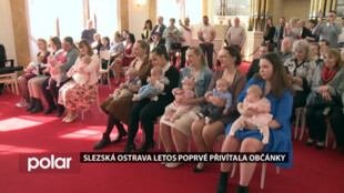 Slezská Ostrava letos poprvé vítala občánky, loni se v obvodu narodilo 189 dětí