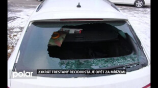 Recidivista z Ostravy je opět za mřížemi. Žádné auto před ním neobstálo