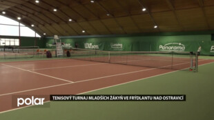 V tenisové hale ve Frýdlantu nad Ostravicí proběhl tenisový turnaj mladších žákyň