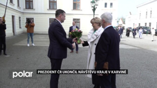 Prezident ukončil návštěvu v Moravskoslezském kraji v Karviné