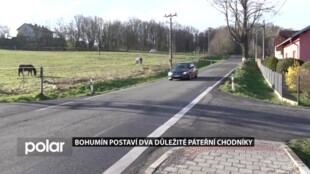 Bohumín postaví dva důležité páteřní chodníky za desítky milionů korun