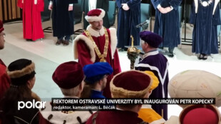 Rektorem Ostravské univerzity je po slavnostní inauguraci Petr Kopecký