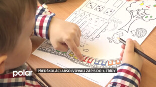 Předškoláci absolvovali zápis do 1. třídy