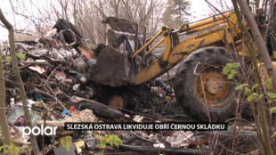 Slezská Ostrava likviduje obří černou skládku v Zárubecké ulici