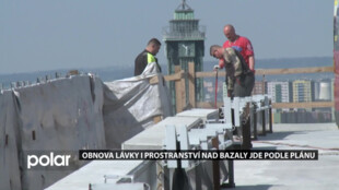 Rekonstrukce lávky i prostranství nad Bazaly v Ostravě jde podle plánu
