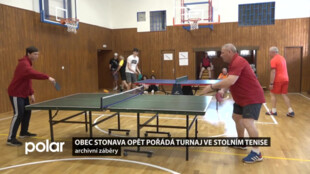 Obec Stonava opět pořádá turnaj ve stolním tenise