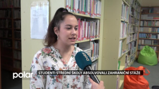 Studenti Střední školy z Havířova-Prostřední Suché absolvovali zahraniční stáže