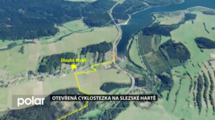 Bylo dokončeno a otevřeno prvních 11 kilometrů nové cyklostezky kolem Slezské Harty