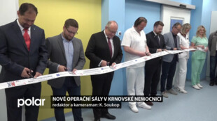 Krnovská nemocnice otevřela špičkové centrální operační sály, jedny z nejmodernějších v ČR