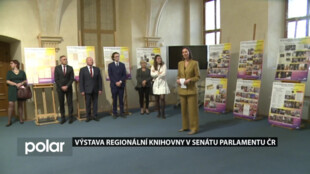 V Senátu Parlamentu ČR probíhá výstava u příležitosti 100. výročí karvinské regionální knihovny