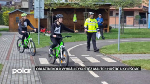 Do krajského kola soutěže mladých cyklistů postoupili školáci z Malých Hoštic a Kylešovic