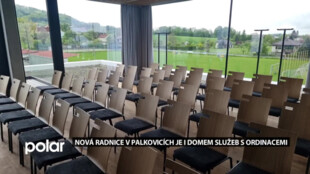 Nová radnice v Palkovicích je i obecním domem s ordinacemi a obřadní síní