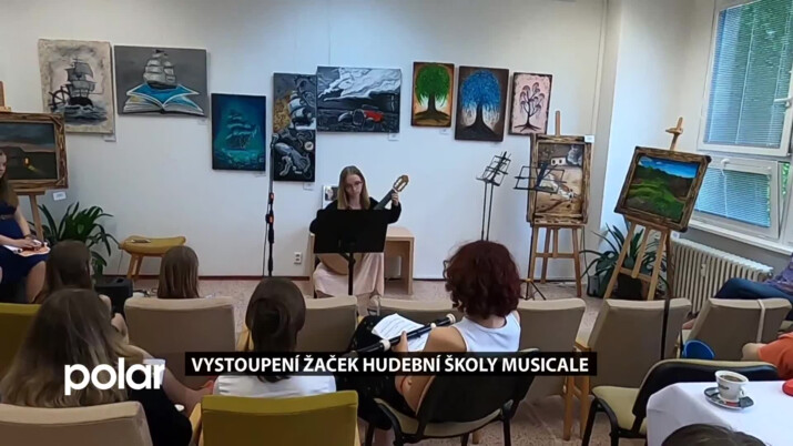 BEZ KOMENTÁŘE: Žákyně hudební školy Musicale koncertovaly v knihovně