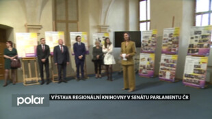 Výstava Regionální knihovny v Senátu Parlamentu ČR