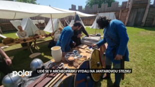 Lidé se v archeoparku vydali se Slovany na jantarovou stezku