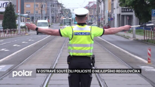 V Ostravě soutěžili policisté o nejlepšího regulovčíka. Na křižovatce se procvičili i řidiči