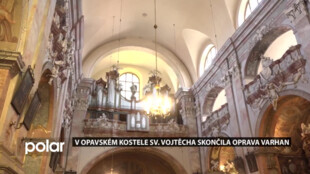 V Opavském Kostele sv. Vojtěcha skončila oprava varhan. Vhánění vzduchu už řídí elektronika