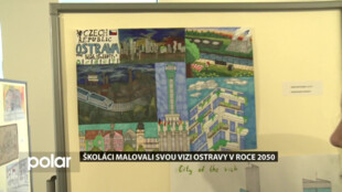 Školáci ze Slezské Ostravy malovali svou vizi města v roce 2050
