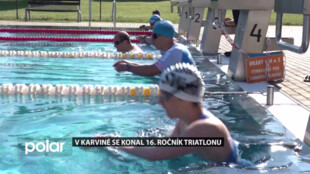 V Karviné se konal 16. ročník triatlonu, zúčastnili se ho sportovci z jiných měst
