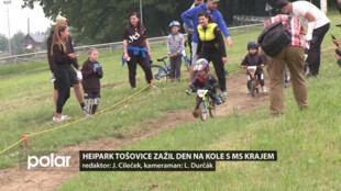 Závody na kolech v HEIPARKU Tošovice bavily děti i dospělé v rámci Dne na kole s MS krajem
