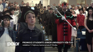 VŠB-TUO uspořádala slavnostní promoci pro nejaktivnější studenty Junior univerzity