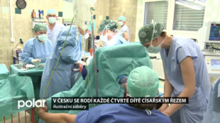 V Česku se rodí každé čtvrté dítě císařským řezem