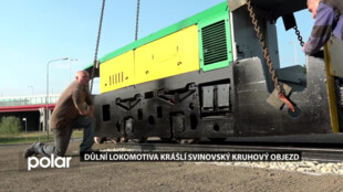 Důlní lokomotiva v Ostravě-Svinově vzdává hold lidem, kteří pracovali v hornictví