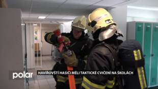 Havířovští hasiči absolvovali taktické cvičení na školách, evakuace i dohledání osob