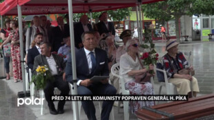 V Opavě si připomněli 74 let od justiční vraždy armádního generála Heliodora Píky