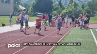 Děti z frýdlantských mateřinek se účastnily Olympijského běhu